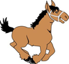 Flipped Horse Image